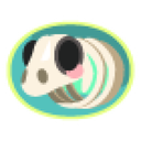 Sea Skeleton Panda Sticker